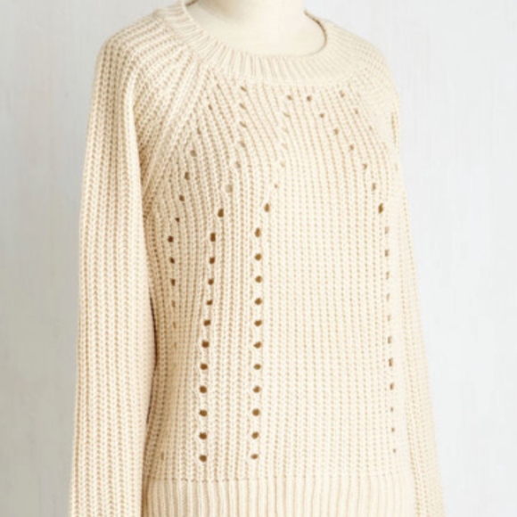 Modcloth Prim On a Whim Sweater in L - Picture 3 of 5